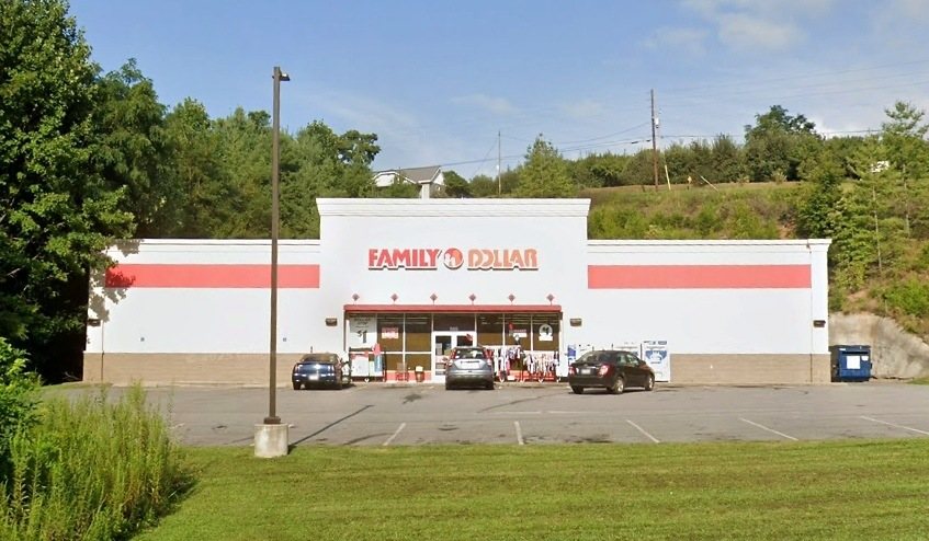 Family Dollar property in Canton, North Carolina